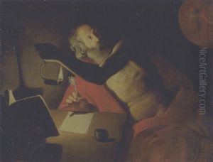 Der Heilige Hieronymus Schreibend by Trophime (Theophisme) Bigot the Elder