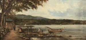 Bord De Riviere Au Japon
