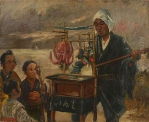 Le Marionettiste Japonais by Georges Ferdinand Bigot