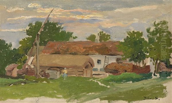 Bauernhaus Mit Ziehbrunnen - view 1