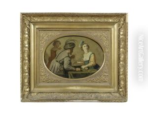 Figures At A Table In An Interior Figures At A Table In An Interior