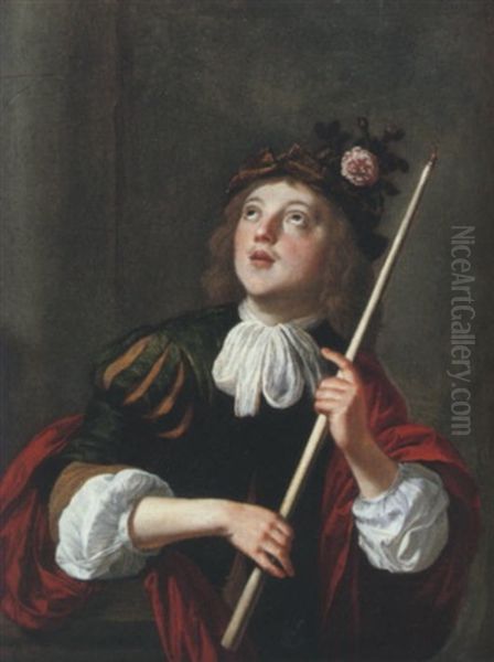 A Youth With A Torch - view 1