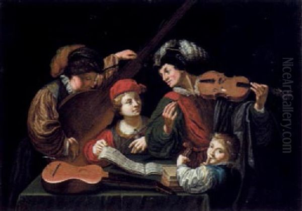 Musizierende Gesellschaft - view 1