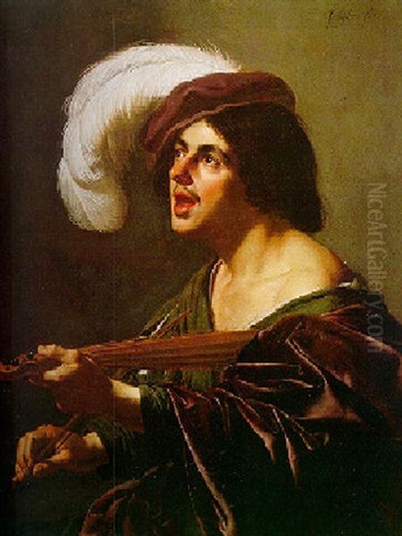 The Viol Player - view 1
