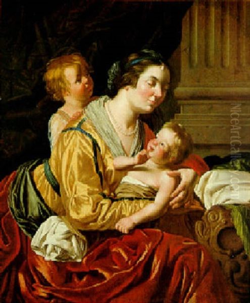 Mutter Mit Zwei Kindern - view 1