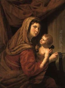 The Virgin And Child by Jan Van Bijlert