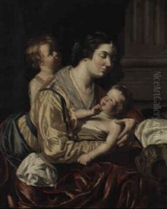 Mutter Mit Kindern by Jan Van Bijlert