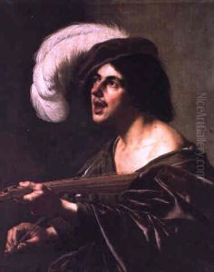 Le Joueur De Luth by Jan Van Bijlert