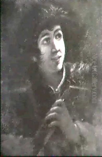 A Young Man Playing The Pochette - view 1