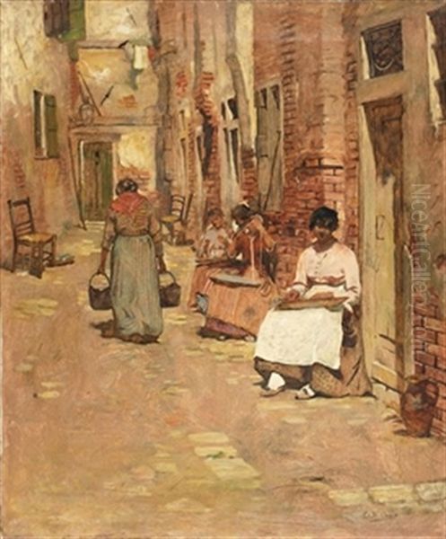 "callejon Con Tejedoras" - view 1
