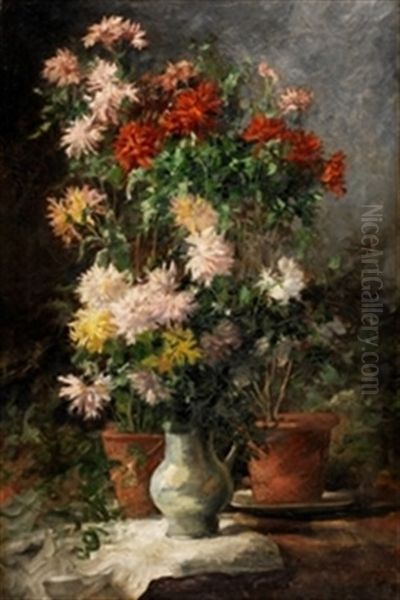 Jarron Con Flores - view 1