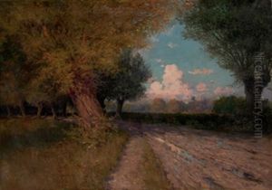 Paisaje Con Arboles Y Camino Paisaje Con Arboles Y Camino