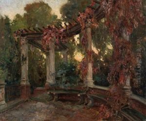 Jardin Con Balaustrada by Gonzalo Bilbao Martinez