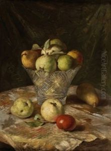 Bodegon Con Manzanas by Gonzalo Bilbao Martinez