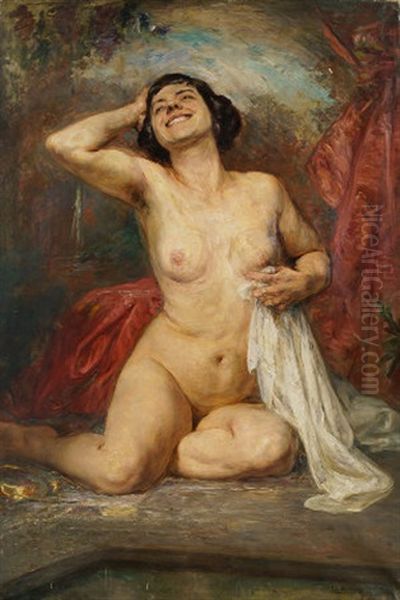 Seated Female Nude - view 1