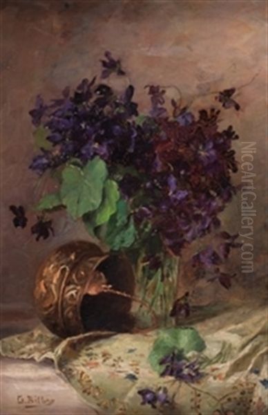 Jarron Con Violetas - view 1