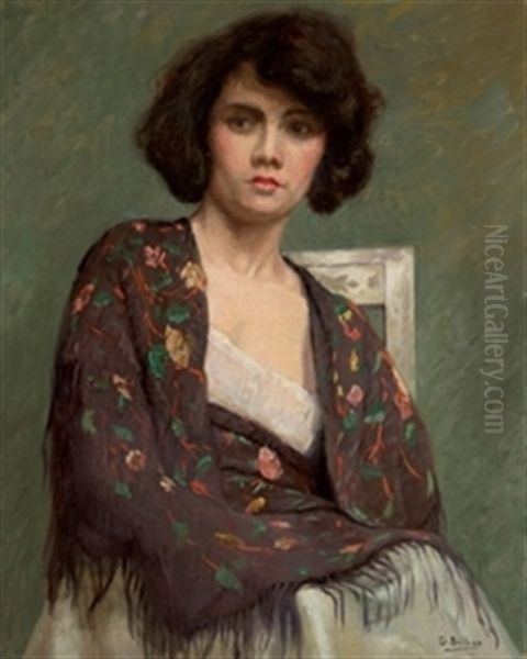 Retrato De Dama Con Manton - view 1