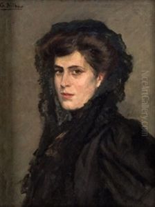 Retrato De Dama Con Mantilla