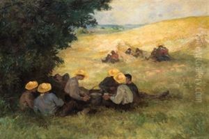 El Descanso De Los Campesinos by Gonzalo Bilbao Martinez