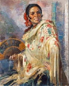 Gitana Con Abanico