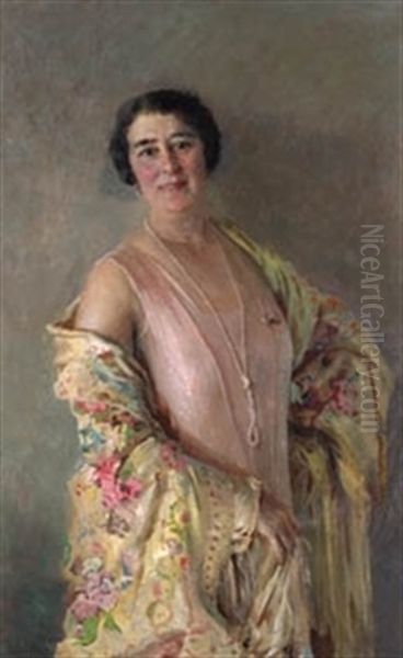 Retrato De Dama Con Manton - view 1