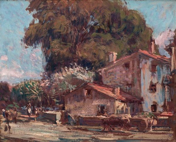 Escena Rural Con Caserio - view 1