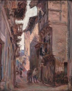 Vieja Calle De Fuenterrabia by Gonzalo Bilbao Martinez
