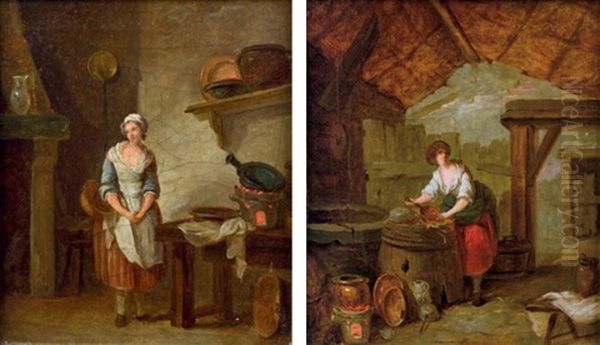 Scenes De Cuisine (pair) - view 1
