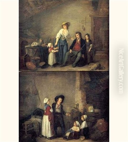 Le Retour De La Chasse (+ Le Pere Attentif; Pair) - view 1
