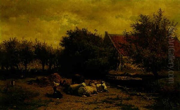 A Dutch Farm With Sheep, Goats And Poultry - view 1
