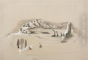 Study For Monument At White Mountain by Frantisek Bilek