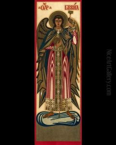 The Archangel Gabriel by Ivan Yakovlevich Bilibin