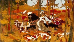 The Hunt by Ivan Yakovlevich Bilibin