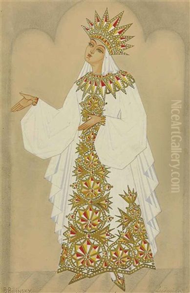Costume Design For Ruslan And Ludmila : Ludmila - view 1