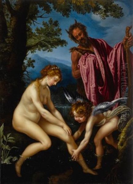 Venus, Cupid And Pan - view 1