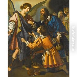 The Archangel Refuses Tobias's Offerings by Giovanni Bilivert