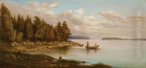 Onthe Lake by Rudolf Akerblom