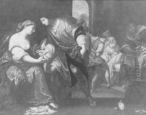 Jacob Stealing Esau's Birthright