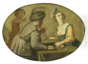 Figures At A Table In An Interior Figures At A Table In An Interior