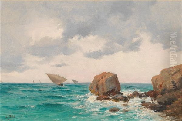 By A Rocky Coast In Southern France - view 1