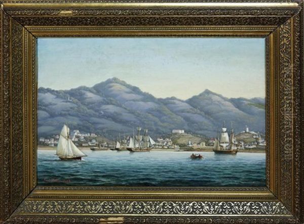 Shipping Off Charlotte Amalie In The Danish West Indies - view 1