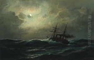 Moonlit Seacape Moonlit Seacape