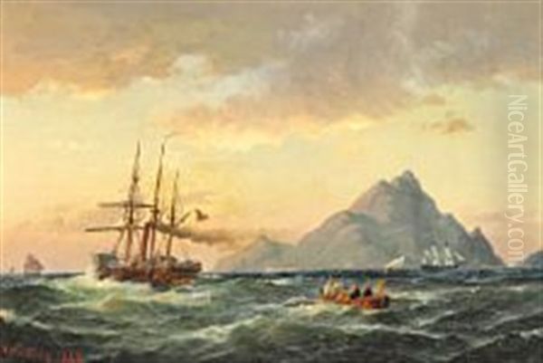 View From Gibraltar Towards North Africa - view 1