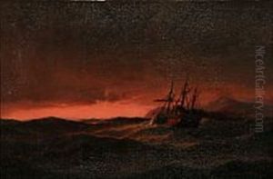 Sunset With Paddle Steamer