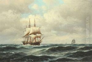 Seascape With A Frigate