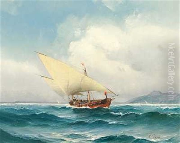 Sejlskib I Middelhavet - view 1