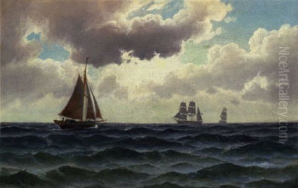 Sejlskibe Pa Havet - view 1