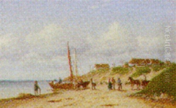 Strandscene Med Figurer, Gilleleje - view 1