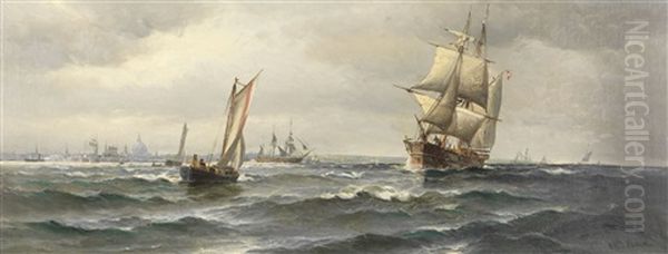 Segelschiffe Vor Kopenhagen - view 1