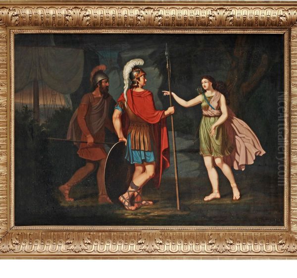 Scene From The Greek Mythology, The Trojanwar - view 1